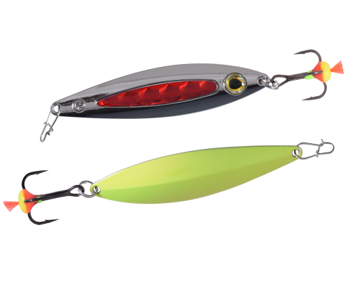 Блесна вертикальная ECOPRO Killka, 65мм, 15г, GR/SRF
