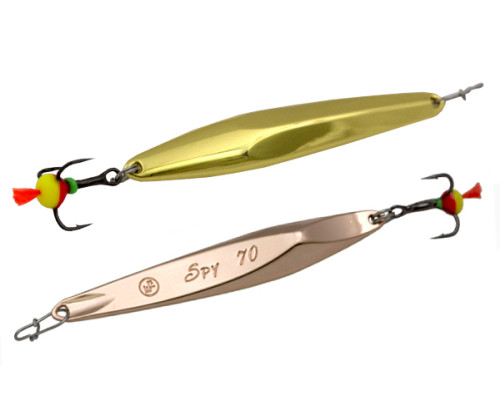 Блесна вертикальная ECOPRO Spy, 70мм, 15г, G/C