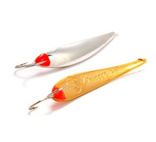 Блесна вертикальная ECOPRO Dancer, 70мм, 11г, S/G, Двойник