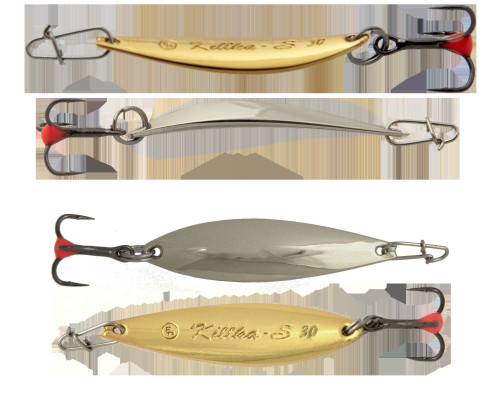 Блесна вертикальная ECOPRO Killka -S, 30мм, 2г, S/G