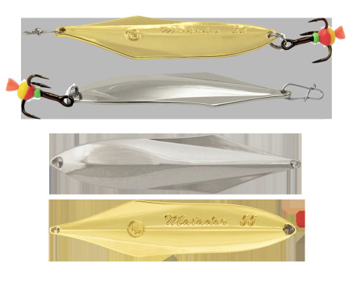 Блесна вертикальная ECOPRO Matador, 55мм, 6г, S/G