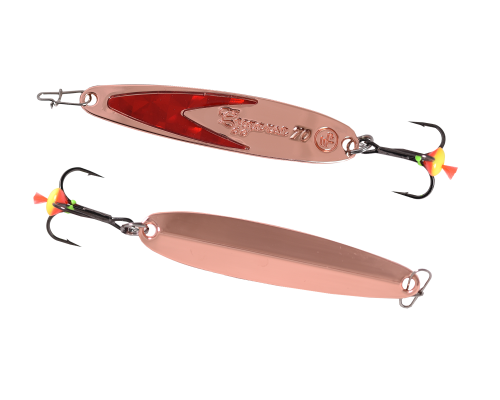 Блесна вертикальная ECOPRO Судачья красн.флекс, 70мм, 15г, CRF