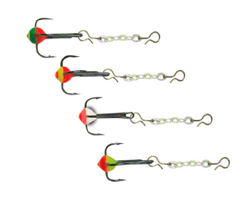 Тройник Mustad с цепоч.№7 кр.№10 (40шт)
