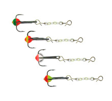 Тройник Mustad с цепоч.№6 кр.№8 (40шт)