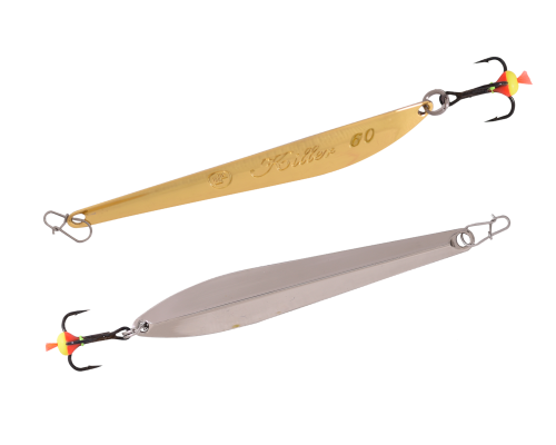 Блесна вертикальная ECOPRO Killer, 60мм, 9г, S/G